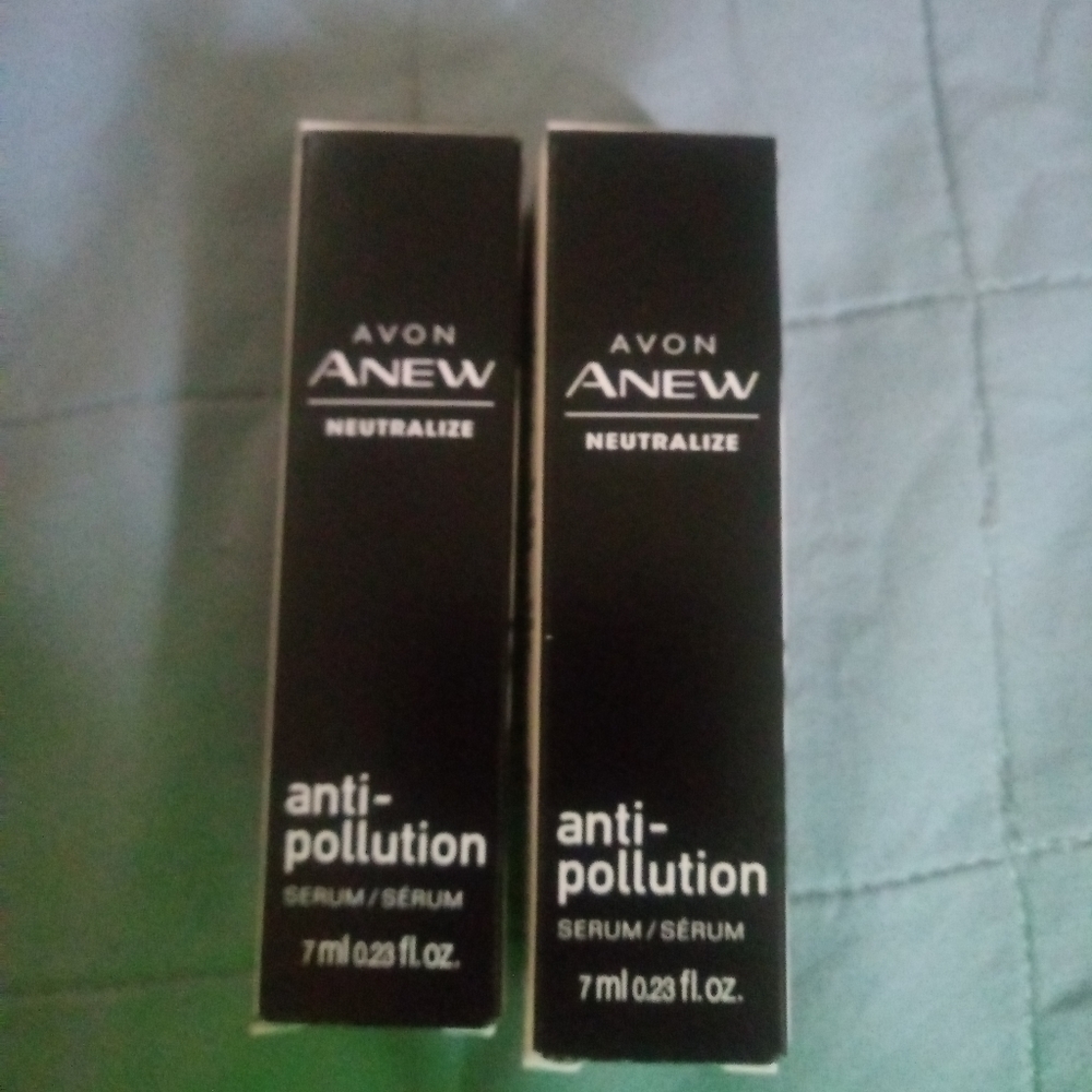2 Avon anew neutralize anti-pollution 0.23fl.oz